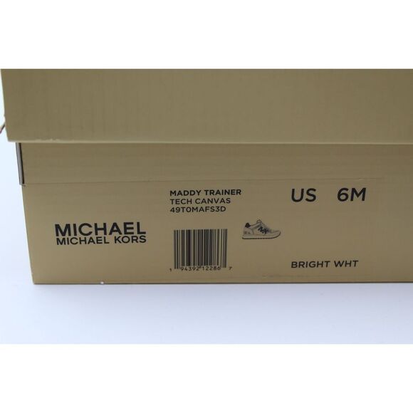 Michael Kors Maddy Two-Tone Logo Trainer - Picture 10 of 12